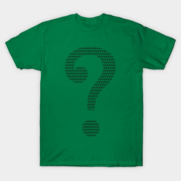 Riddle Green T-Shirt by GloopTrekker